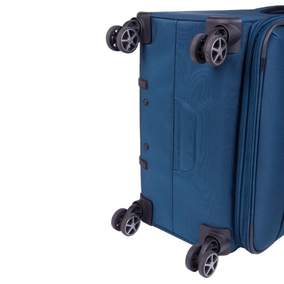 Cellini Smartcase Spinner Collection 183 Blue Check In Wheels