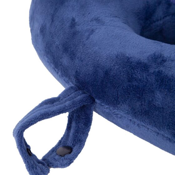 Cellini Travel Essentials Moulded  Travel Pillow 33069 Navy Buckle