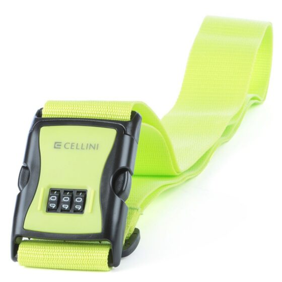 Cellini Travel Essentials 3 Dial Strap 33005 Green Left3qrtr