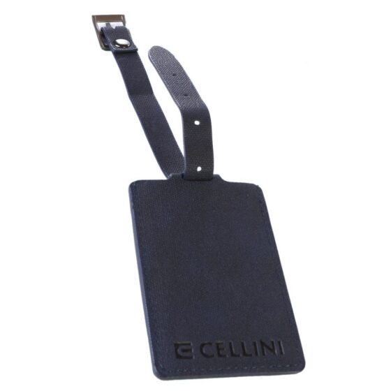 Cellini Travel Essentials 33088 Id Label Black Unbuckled