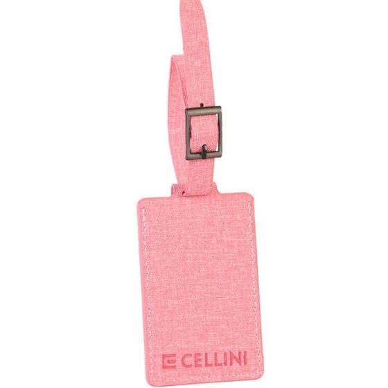 Cellini Travel Essentials 33088 Id Label Pink Front3qrtr
