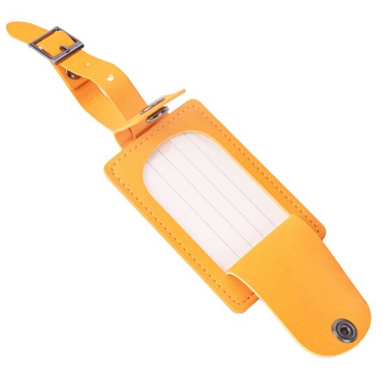 Cellini Travel Essentials 33088 ID Label yellow open jpg