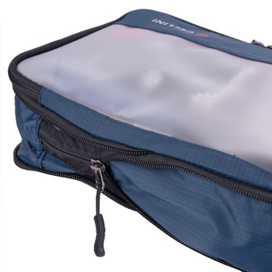 Cellini Travel Essentials Pack Cubes Twin Med Large 33080 Navy Comrpession