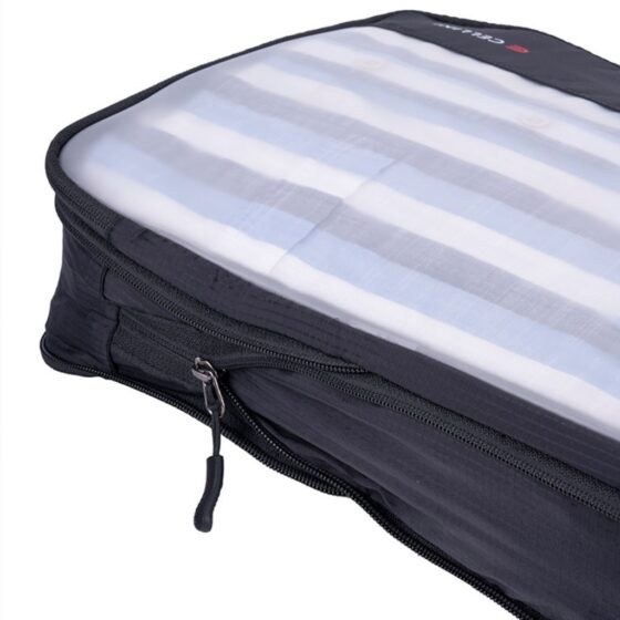 Cellini Travel Essentials Twin Pack Large Packing Cubes 33079 Black Compression