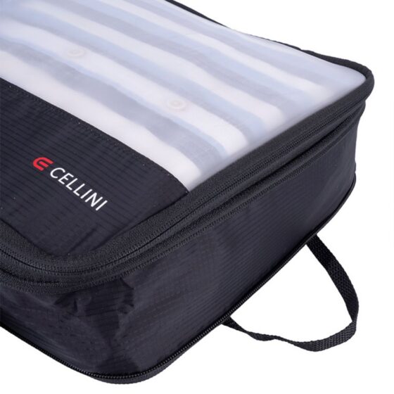 Cellini Travel Essentials Twin Pack Large Packing Cubes 33079 Black Handle