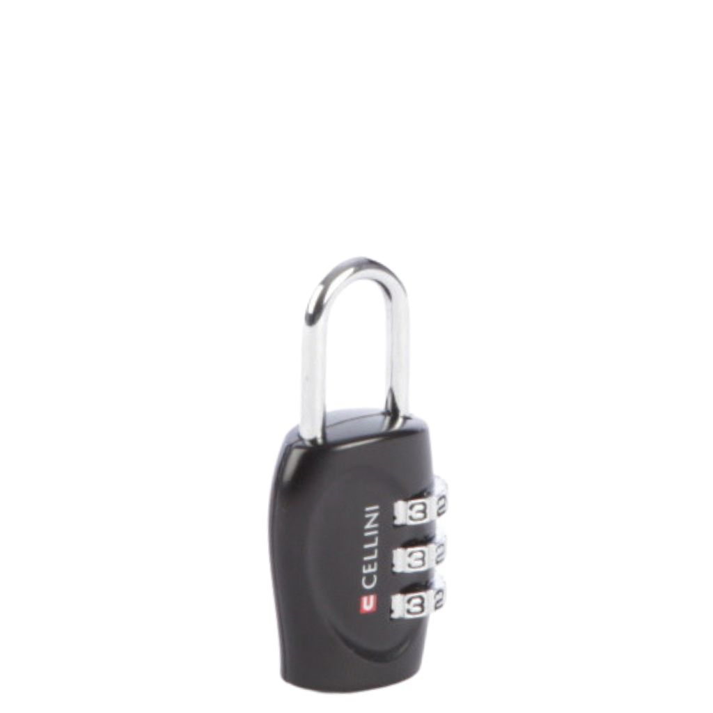 Cellini Travel Essentials 3 Dial Combination Lock 33103 Black Front