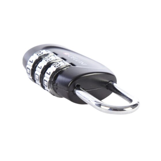 Cellini Travel Essentials 3 Dial Combination Lock 33103 Black Top