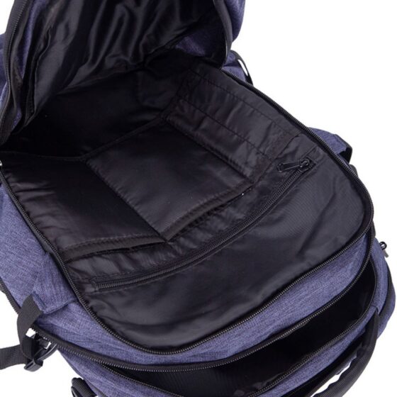 Cellini Uni Laptop Backpack Denim Blue 01123 Front Organiser