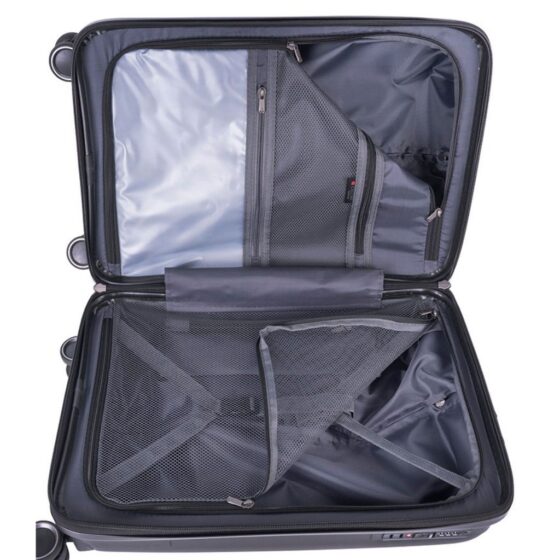 Cellini Xpedition Trunk 254 Spinner Black 55 Interior