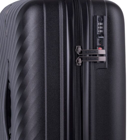 Cellini Xpedition Trunk 254 Spinner Black 55 Lock
