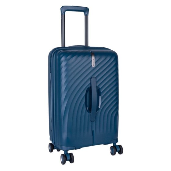 Cellini Xpedition Trunk 254 Spinner Navy Blue 55 Front3qrtr