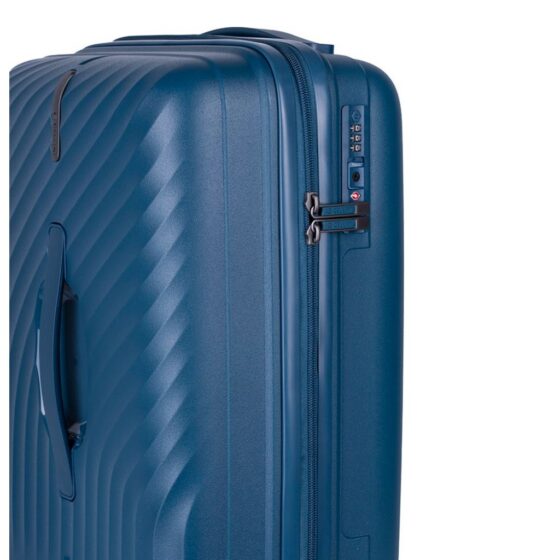 Cellini Xpedition Trunk 254 Spinner Navy Blue 55 Lock