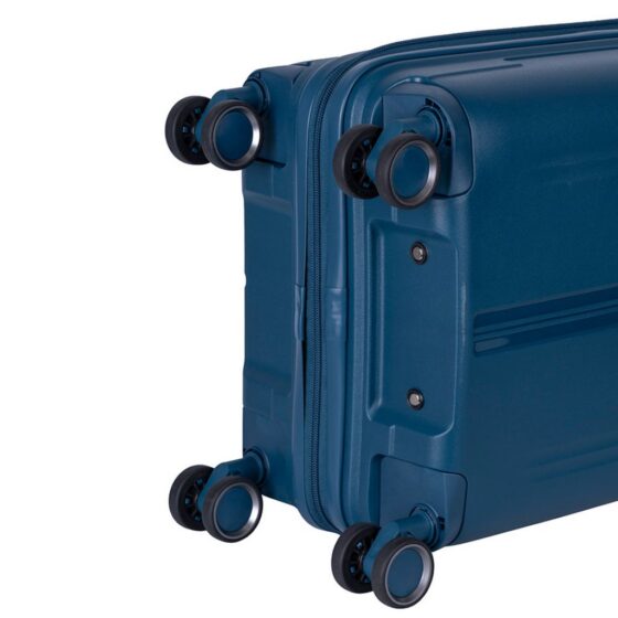 Cellini Xpedition Trunk 254 Spinner Navy Blue 55 Wheels