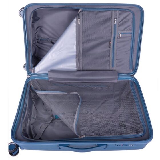 Cellini Xpedition Trunk 254 Spinner Navy Blue 67 Interior