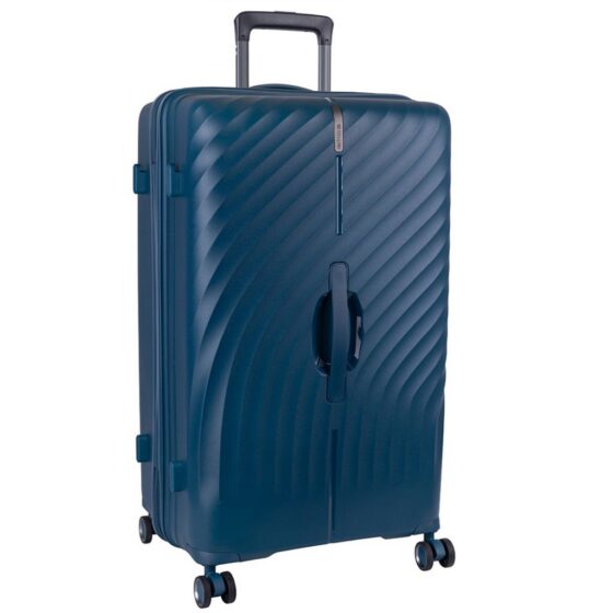 Cellini Xpedition Trunk 254 Spinner Navy Blue 78 Large Front3qrtr