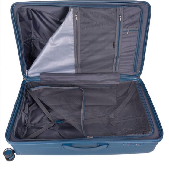 Cellini Xpedition Trunk 254 Spinner Navy Blue 78 Large Interior