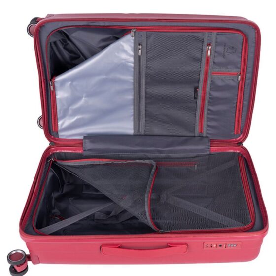 Cellini Xpedition Trunk 254 Spinner Red 55 Interior