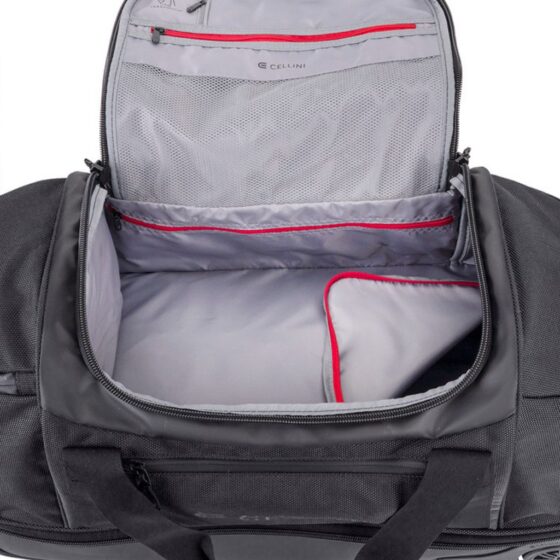 Cellini Xplorer 266 TRolley Duffle Medium Black interior1 jpg
