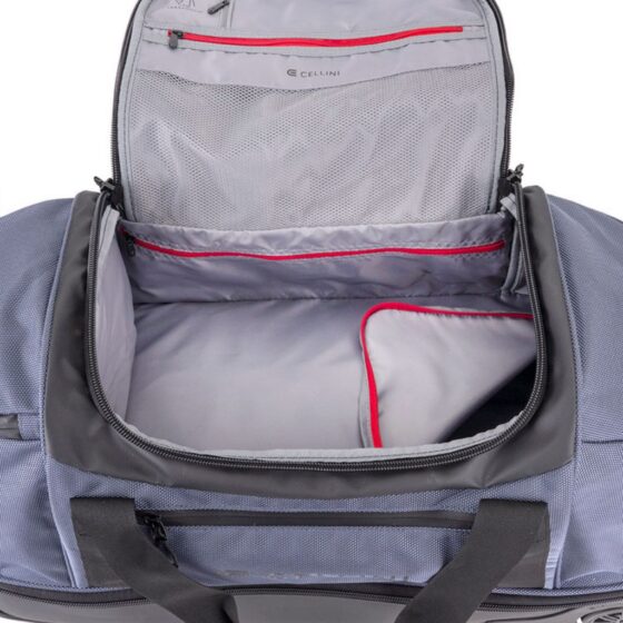 Cellini Xplorer 266 TRolley Duffle Medium Blue interior jpg