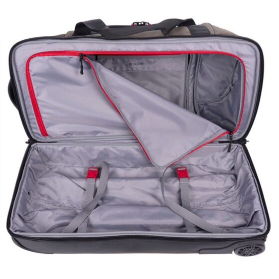 Cellini Xplorer 266 TRolley Duffle Medium Green interior2 jpg