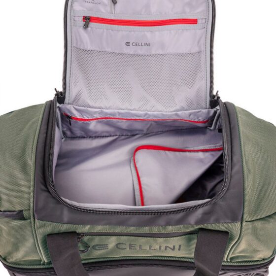Cellini Xplorer 266 TRolley Duffle Small Green interior jpg
