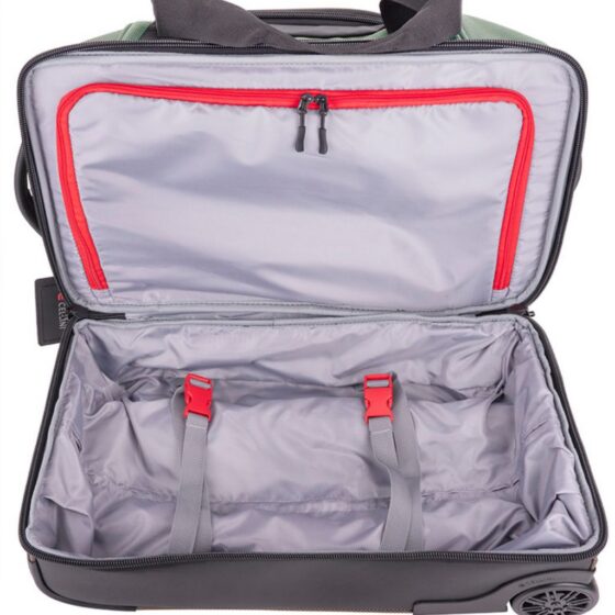 Cellini Xplorer 266 TRolley Duffle Small Green interior2 jpg