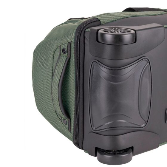 Cellini Xplorer 266 TRolley Duffle Small Green wheels jpg
