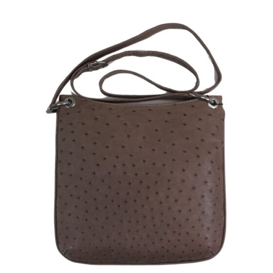 Christins Ostrich Crossbody 013 mink front jpg
