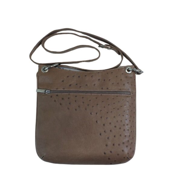 Christins Ostrich Crossbody 013 mink rear jpg