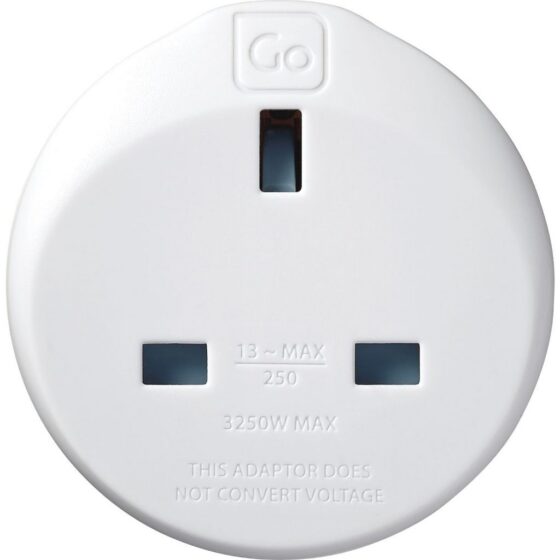 Design Go Uk Sa Plug Adaptor White Front