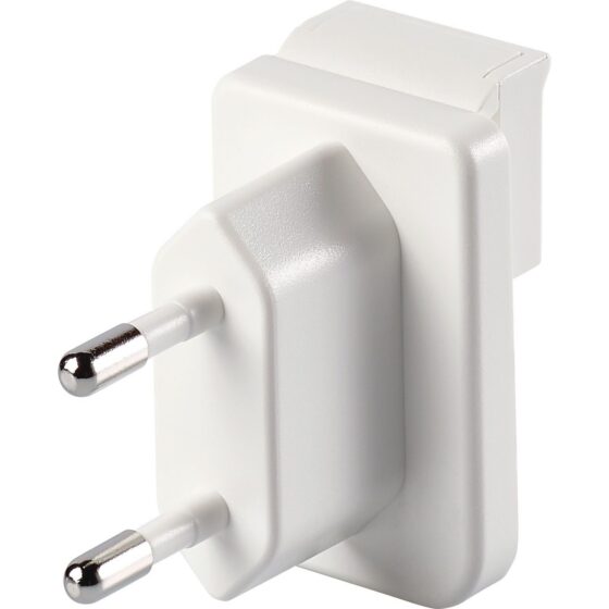 DEsign Go World USB Charger ADaptor White 575 European jpg