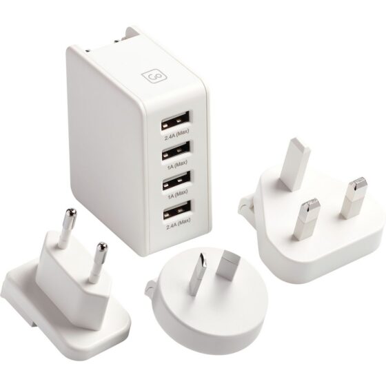 DEsign Go World USB Charger ADaptor White 575 group jpg