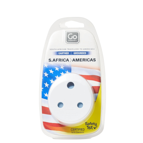 DEsign go TRavel Adaptor 583 SA to USA 3 pin package2 primary