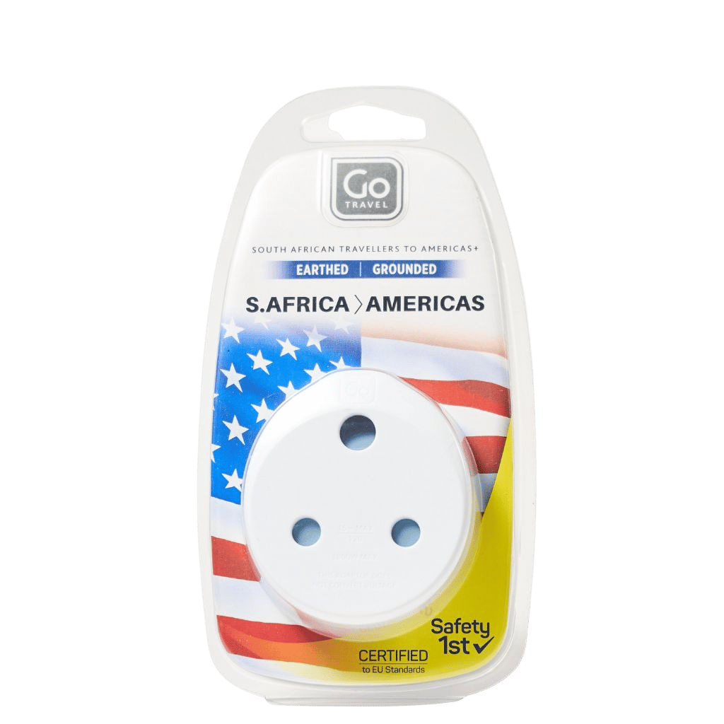 DEsign go TRavel Adaptor 583 SA to USA 3 pin package2 primary