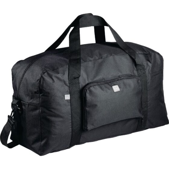 Design Go 852 Black Xl Pack Away Duffle Bag Front3qrtr