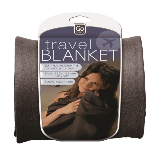 Design Go Travel Blanket 466K Black package jpg