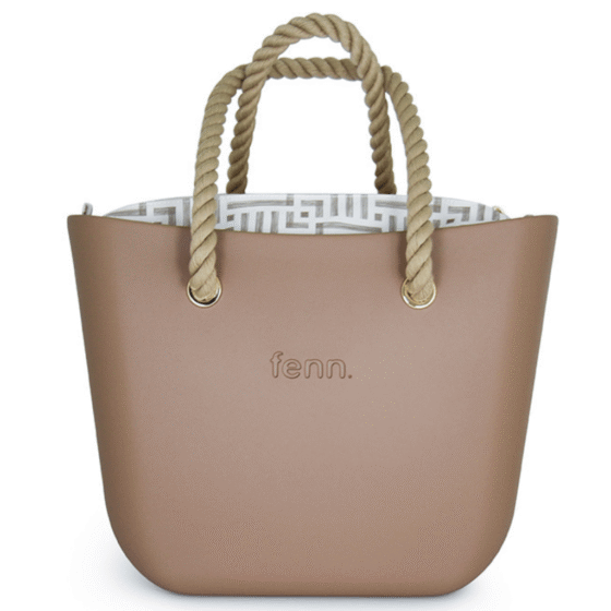 FennOriginal 1437 Cappucino rope handles inner print front png