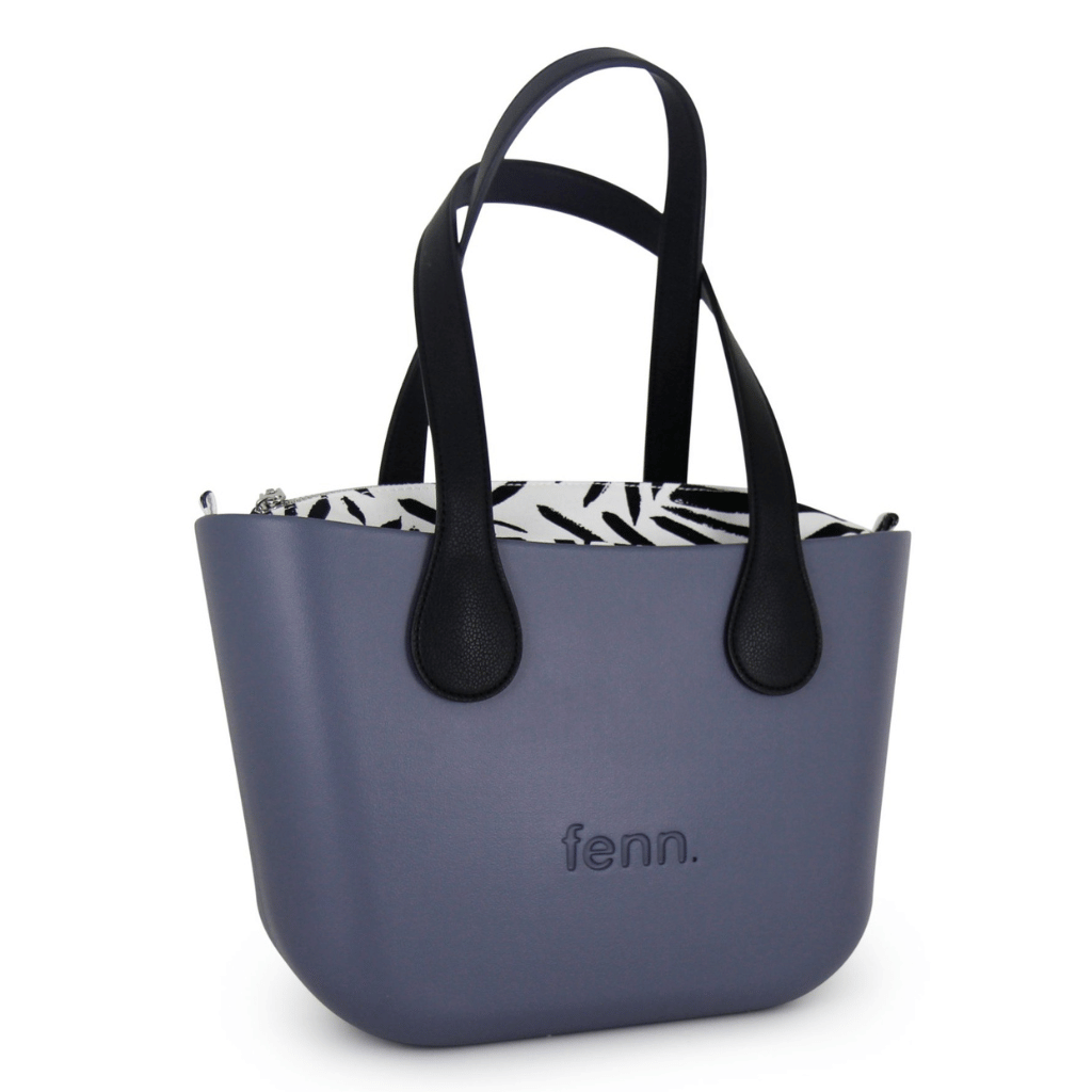 Fenn Petite 9370 denim flat black handles P2 printed inner front3qrtr png