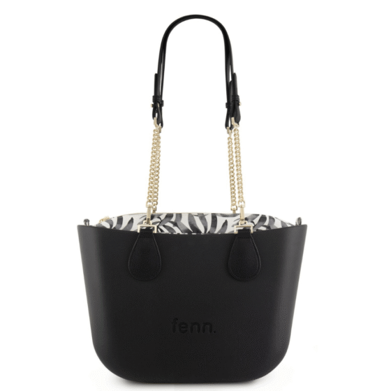 Fenn Petite Chain 9372 Black Printed Inner front handle up png
