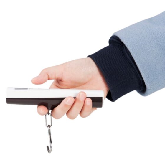 Gino De Vinci Battery Free Digital Luggage Scale White Lifestyle1