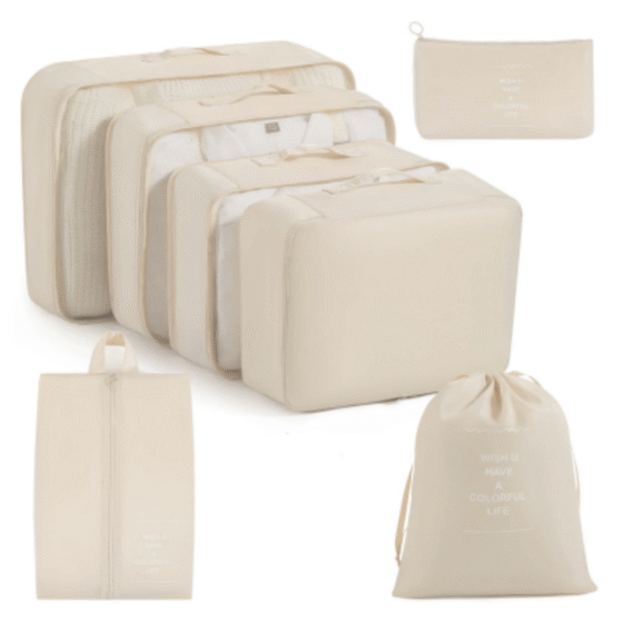 Gino de Vinci 7 piece Pack cubes Beige primary png
