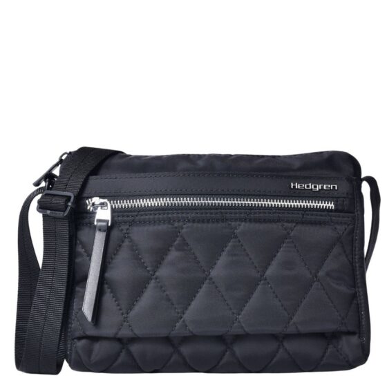 Hedgren Inner City 176 Quilt Black Handbag Front