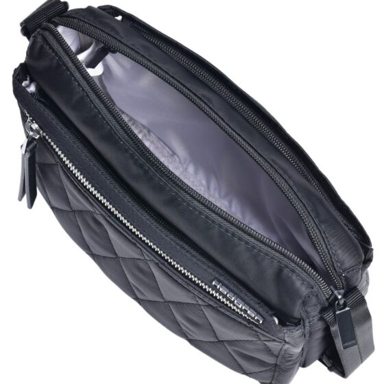 Hedgren Inner City 176 Quilt Black Handbag Interior