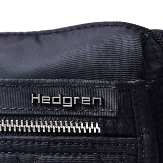 Hedgren Inner City 176 Quilt Black Handbag Logo