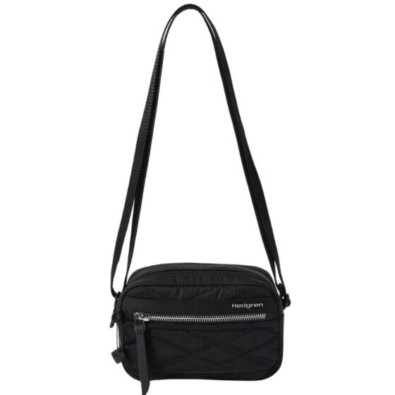 Hedgren Inner City Maia Quilted black front strap up jpg