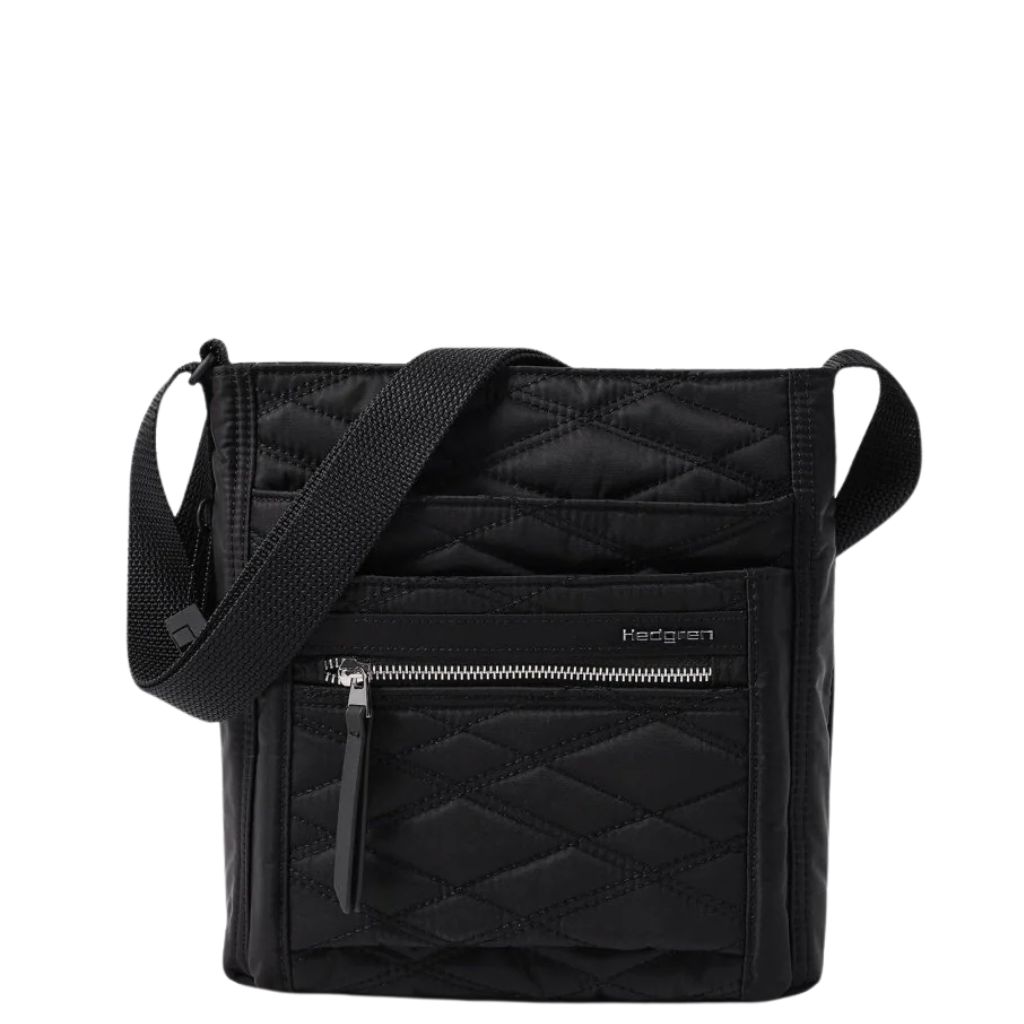 Hedgren Inner City Orva Quilted 370Q black front jpg