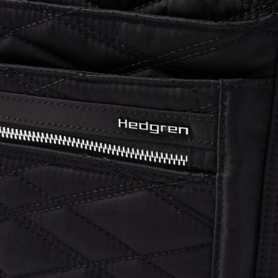 Hedgren Inner City Orva Quilted 370Q black logo jpg