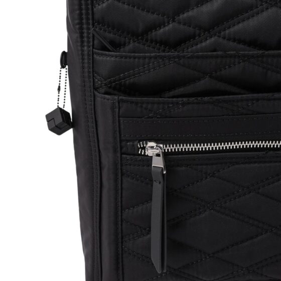 Hedgren Inner City Orva Quilted 370Q black zipper detail jpg