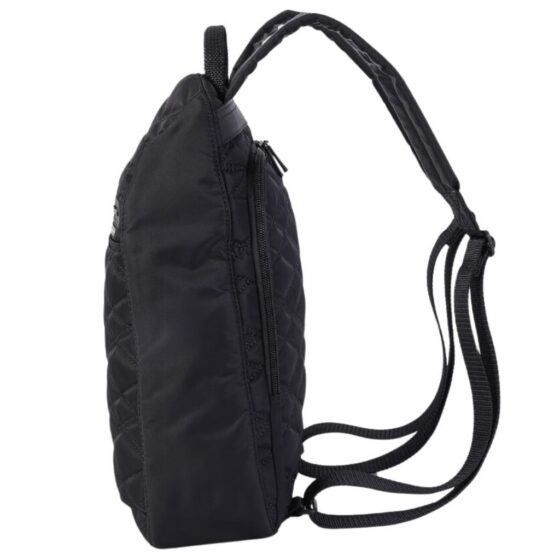 Hedgren Inner City iiLQ Vogue Large Quilted Backpack black side jpg