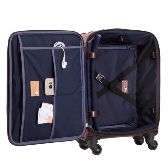 Jekyll Hide 3830 Oxford Leather Tobacco Brown Business Spinner Inside jpg